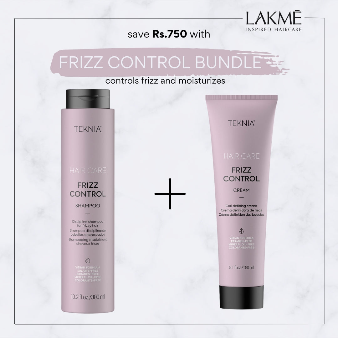 LAKME - Frizz Control Bundle (Shampoo + Cream)
